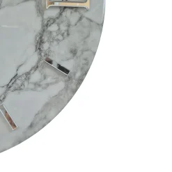 Orologi Da Parete Moderni-Selezionato da Mazzolaluce Orologio grande 80cm da parete effetto marmo bianco moderno