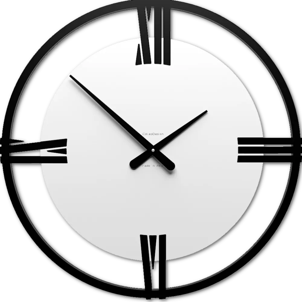 Orologi Da Parete Moderni-Selezionato da Mazzolaluce Orologio grande da parete moderno bianco