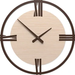 Orologi Da Parete Moderni-Selezionato da Mazzolaluce Orologio grande da parete rovere decape' sirio