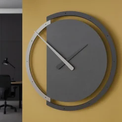 Orologi Da Parete Moderni-Selezionato da Mazzolaluce Orologio grigio da parete design moderno