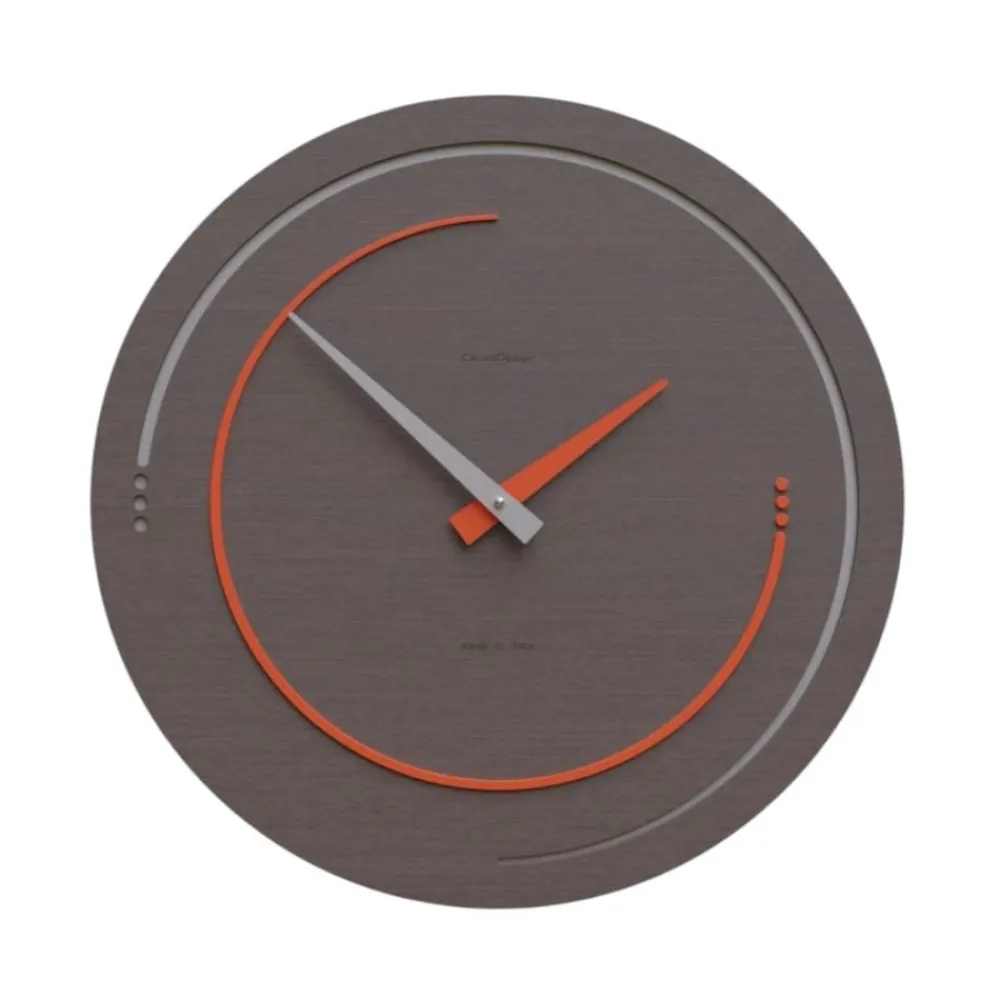 Orologi Da Parete Moderni-Selezionato da Mazzolaluce Orologio in legno per parete design rotondo rovere