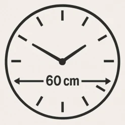 Orologi Da Parete Moderni-Selezionato da Mazzolaluce Orologio in resina da parete gala 60cm foglia oro cristalli effetto marmo
