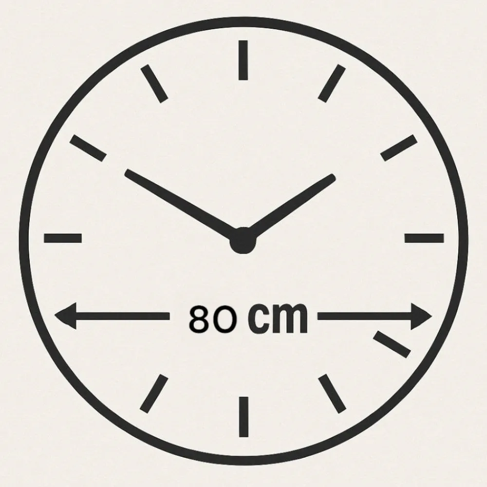 Orologi Da Parete Moderni-Selezionato da Mazzolaluce Orologio lilly 80cm tondo per parete effetto marmo particolare
