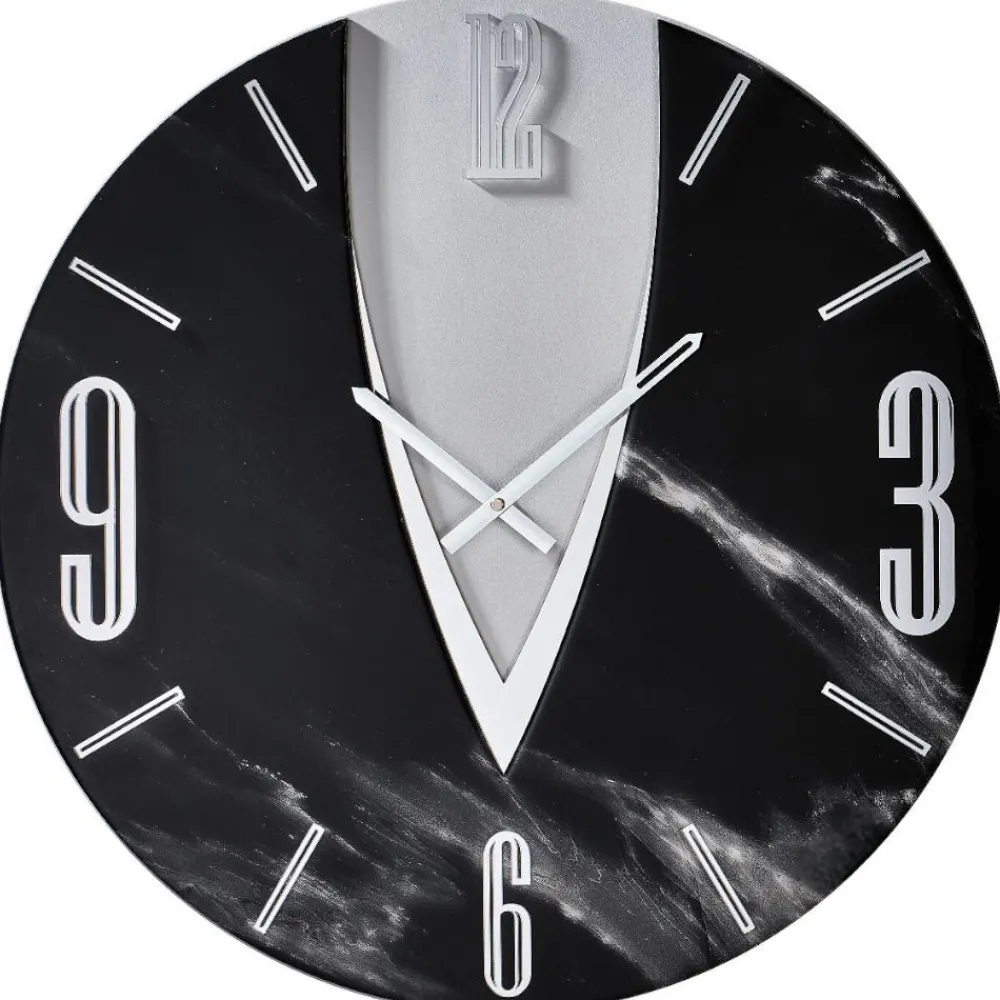 Orologi Da Parete Moderni-Selezionato da Mazzolaluce Orologio luna 40cm da parete 60cm tondo design moderno