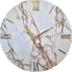 Orologi Da Parete Moderni-Selezionato da Mazzolaluce Orologio marmy 100cm da parete moderno tondo dettagli in oro