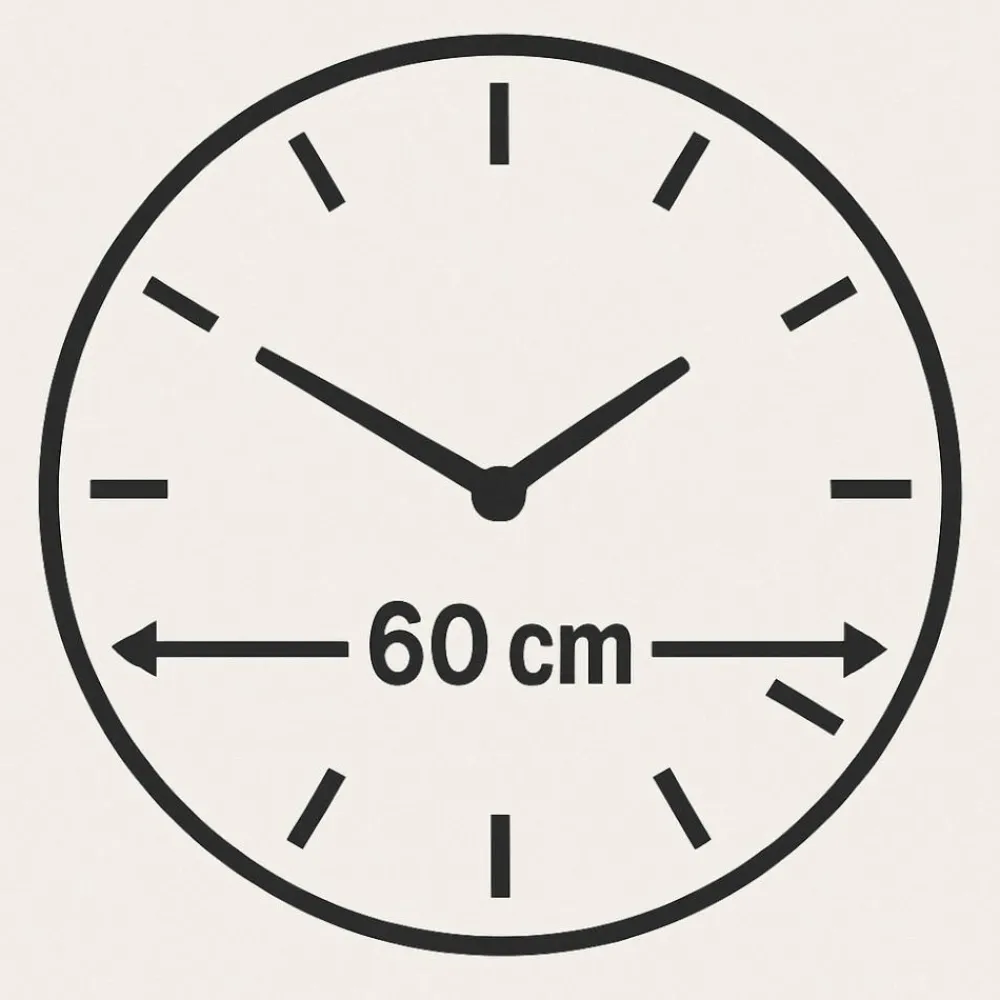 Orologi Da Parete Moderni-Selezionato da Mazzolaluce Orologio mistica tondo 60cm da muro vetro bronzo design moderno