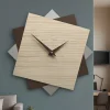 Orologi Da Parete Moderni-Selezionato da Mazzolaluce Orologio moderno a muro 35cm rovere decape'