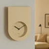 Orologi Da Parete Moderni-Selezionato da Mazzolaluce Orologio moderno da cucina crema design tondo