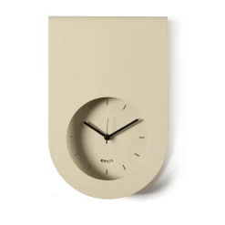 Orologi Da Parete Moderni-Selezionato da Mazzolaluce Orologio moderno da cucina crema design tondo