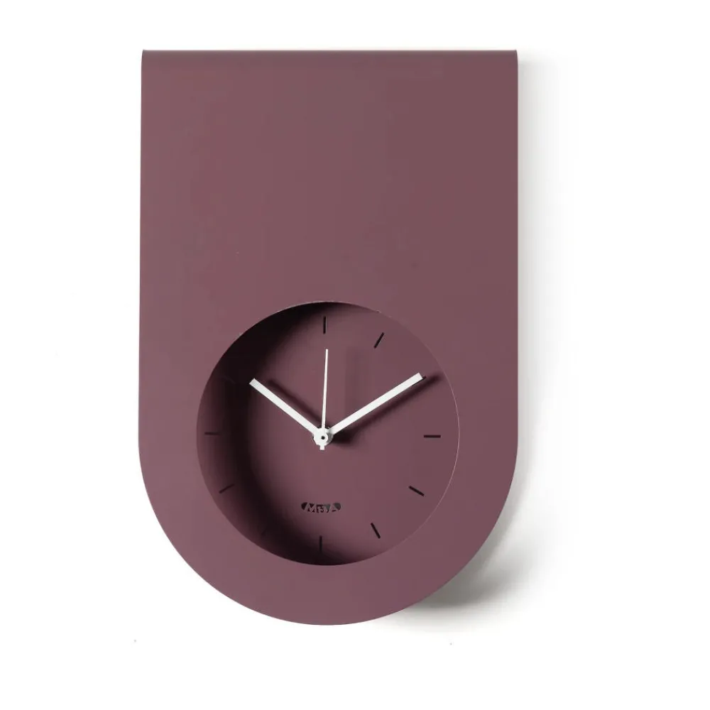 Orologi Da Parete Moderni-Selezionato da Mazzolaluce Orologio moderno da muro color viola