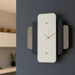 Orologi Da Parete Moderni-Selezionato da Mazzolaluce Orologio moderno da muro per cucina fango e nero