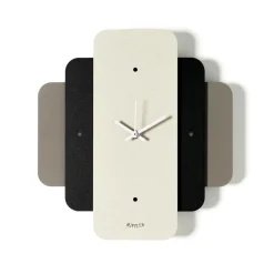 Orologi Da Parete Moderni-Selezionato da Mazzolaluce Orologio moderno da muro per cucina fango e nero