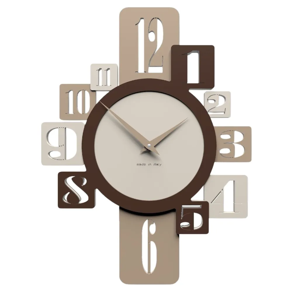 Orologi Da Parete Moderni-Selezionato da Mazzolaluce Orologio moderno da parete cucina avorio