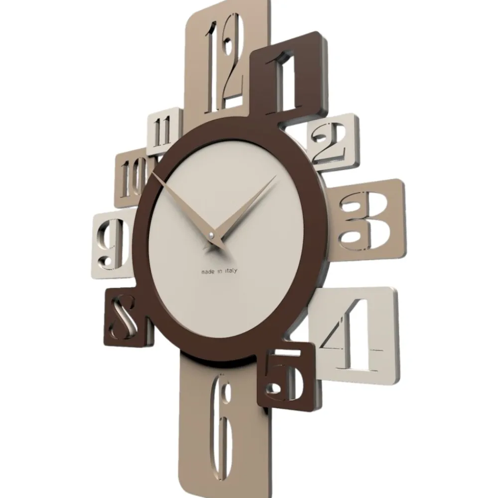 Orologi Da Parete Moderni-Selezionato da Mazzolaluce Orologio moderno da parete cucina avorio
