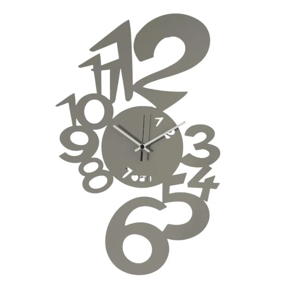Orologi Da Parete Moderni-Selezionato da Mazzolaluce Orologio moderno da parete metallo fango