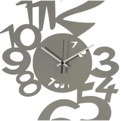 Orologi Da Parete Moderni-Selezionato da Mazzolaluce Orologio moderno da parete metallo fango