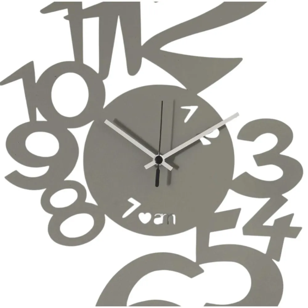 Orologi Da Parete Moderni-Selezionato da Mazzolaluce Orologio moderno da parete metallo fango