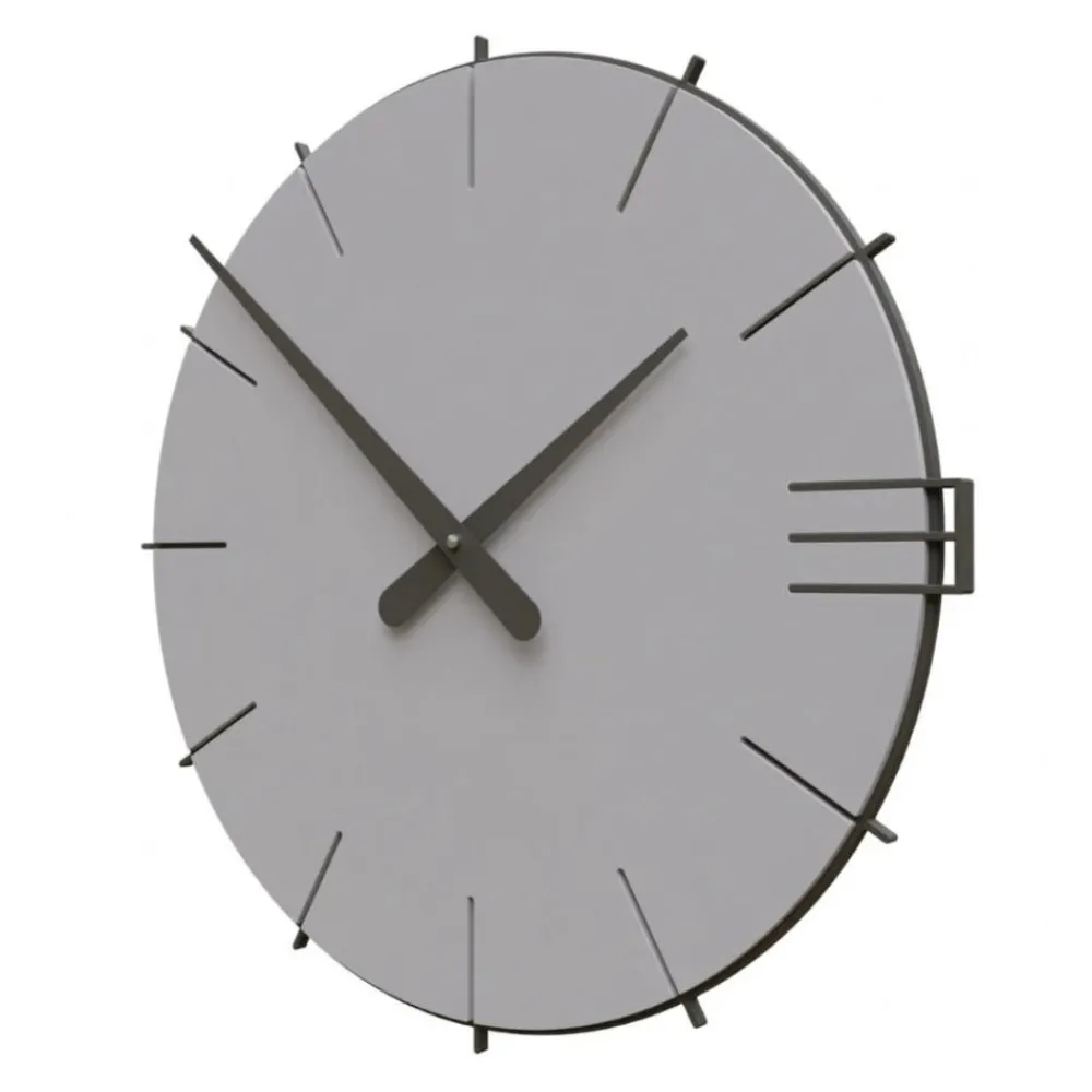 Orologi Da Parete Moderni-Selezionato da Mazzolaluce Orologio particolare da parete design rotondo seta opaca per cucina
