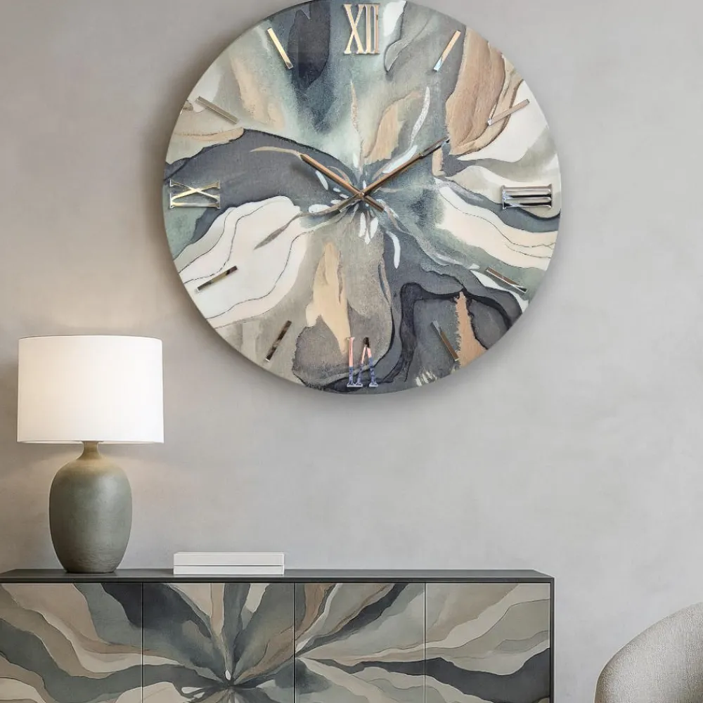 Orologi Da Parete Moderni-Selezionato da Mazzolaluce Orologio per parete 40cm nuance moderno in resina