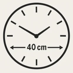 Orologi Da Parete Moderni-Selezionato da Mazzolaluce Orologio per parete 40cm nuance moderno in resina