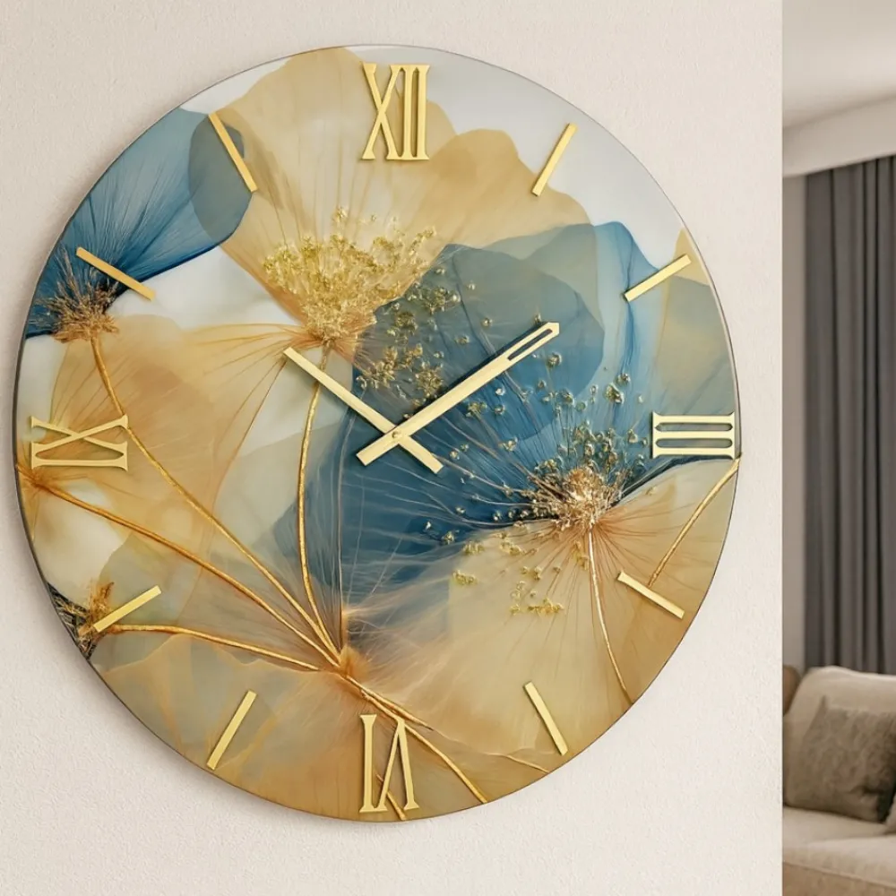 Orologi Da Parete Moderni-Selezionato da Mazzolaluce Orologio per parete primavera 60cm particolare moderno