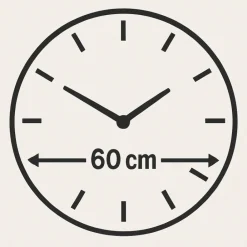 Orologi Da Parete Moderni-Selezionato da Mazzolaluce Orologio reale per parete 60cm effetto marmo moderno rotondo