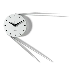 Orologi Da Parete Moderni-Selezionato da Mazzolaluce Orologio rotondo da muro moderno bianco design linee