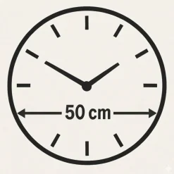 Orologi Da Parete Moderni-Selezionato da Mazzolaluce Orologio rotondo da parete design particolare dettagli foglia oro effetto marmo