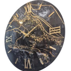 Orologi Da Parete Moderni-Selezionato da Mazzolaluce Orologio tondo per parete 40cm vulcano design moderno