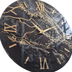 Orologi Da Parete Moderni-Selezionato da Mazzolaluce Orologio tondo per parete 40cm vulcano design moderno