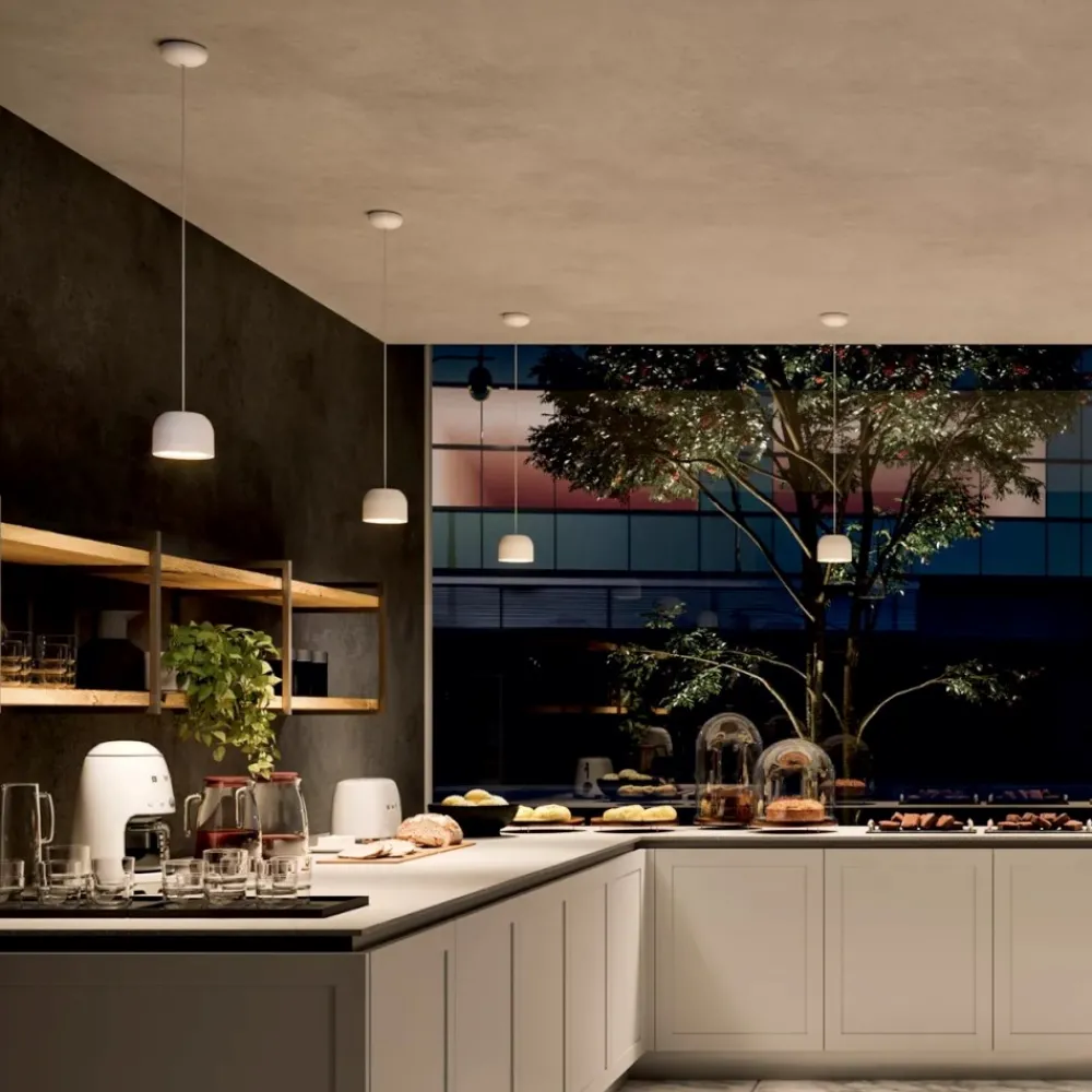 Lampade A Sospensione-Linea Light Outlook lampada a sospensione led 11w 3000k bianca