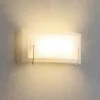 Applique Da Parete-Perenz Illuminazione Overlap applique vetro bianco led 18w 3000k