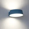 Applique Da Parete-Stilnovo Oxygen applique led 17w 3000k metallo azzurro dimmerabile