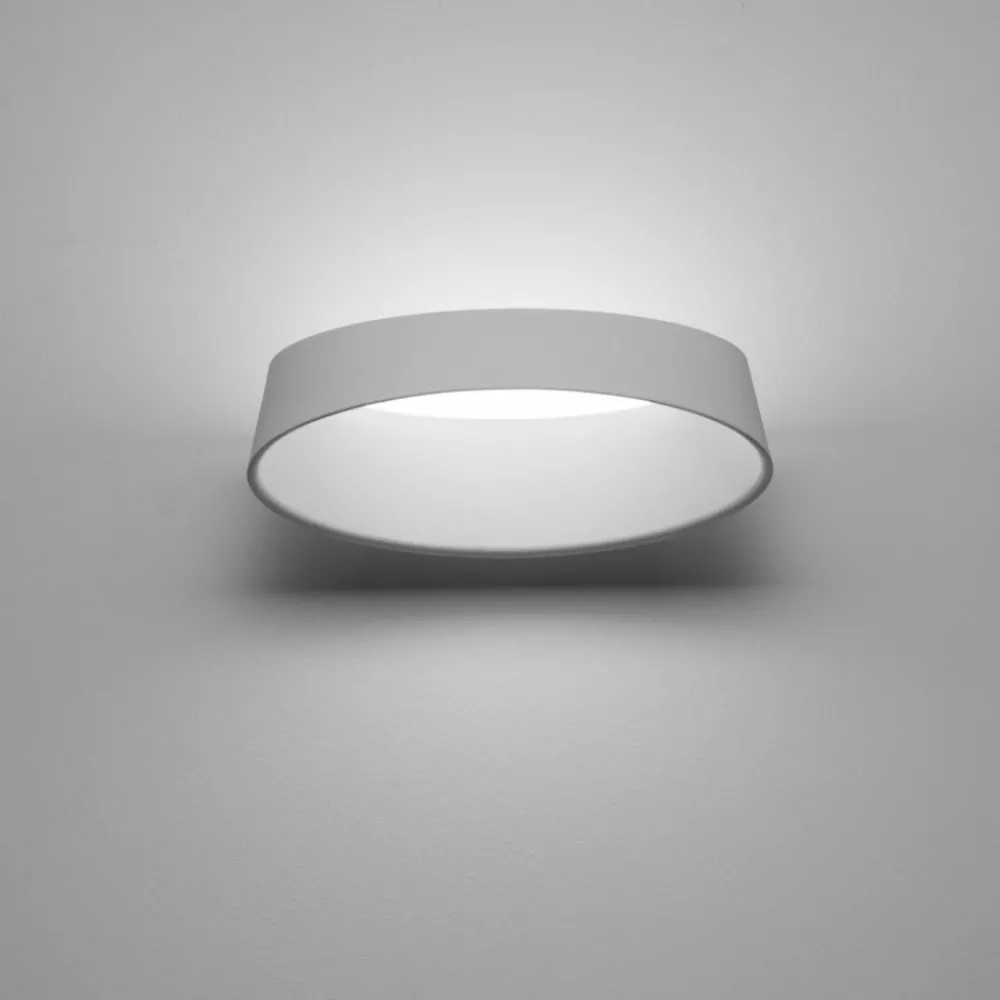 Applique Da Parete-Stilnovo Oxygen applique led 17w 3000k bianco moderna