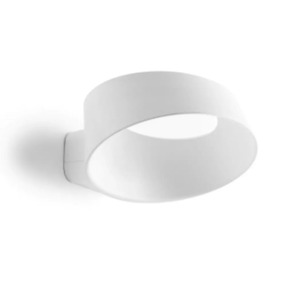 Applique Da Parete-Stilnovo Oxygen applique led 17w 3000k bianco moderna