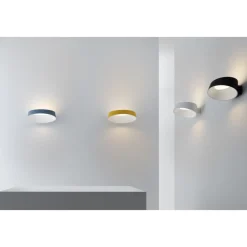 Applique Da Parete-Stilnovo Oxygen applique led 17w 3000k bianco moderna