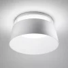 Plafoniere Moderne-Stilnovo Oxygen bianca plafoniera led 50w 3000k luce dimmerabile