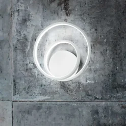 Applique Da Parete-Ideal Lux Oz ap dali applique led 3000k dimmerabile bianca