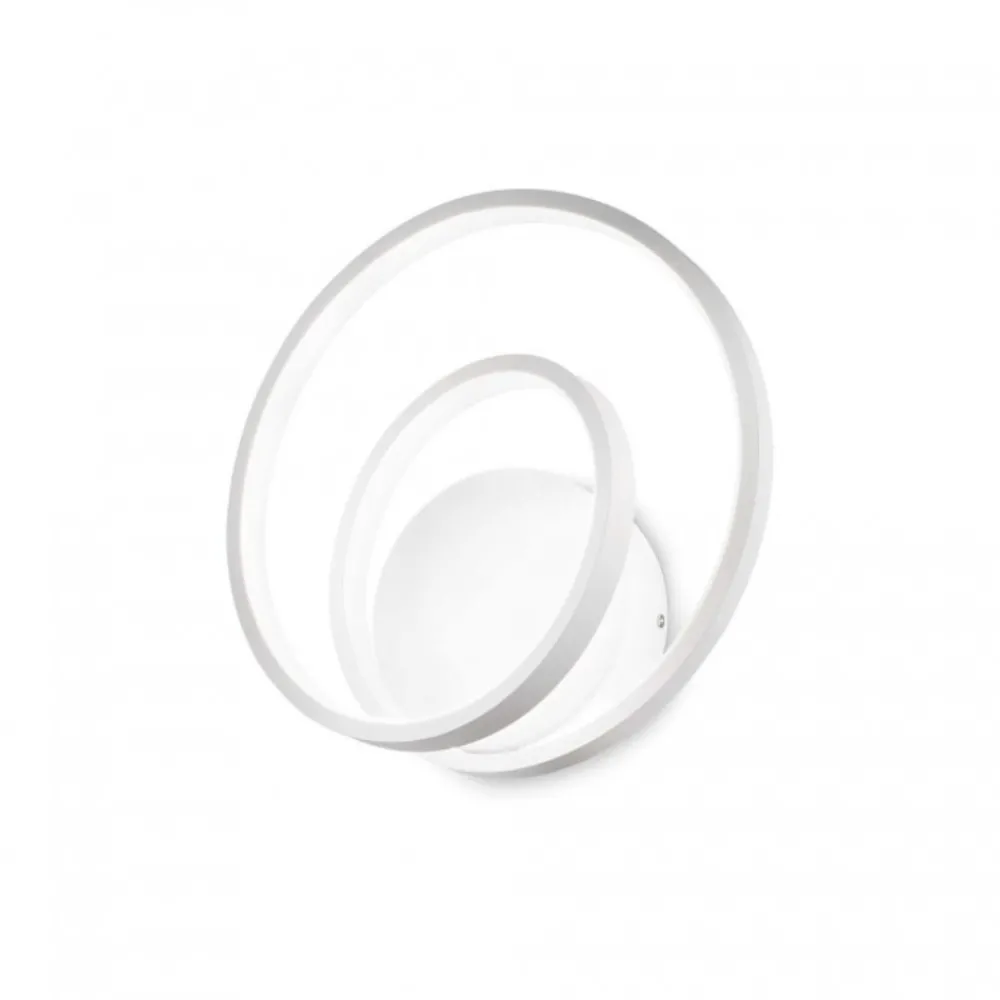 Applique Da Parete-Ideal Lux Oz ap on-off 2700k applique led bianco design
