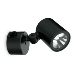 Applique Da Esterno-Ideal Lux O-zone ap applique per esterno ip66 orientabile nera led