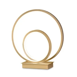 Abat Jour-Ideal Lux Oz tl on-off ottone abat-jour da comodino design moderna led 23w 3000k