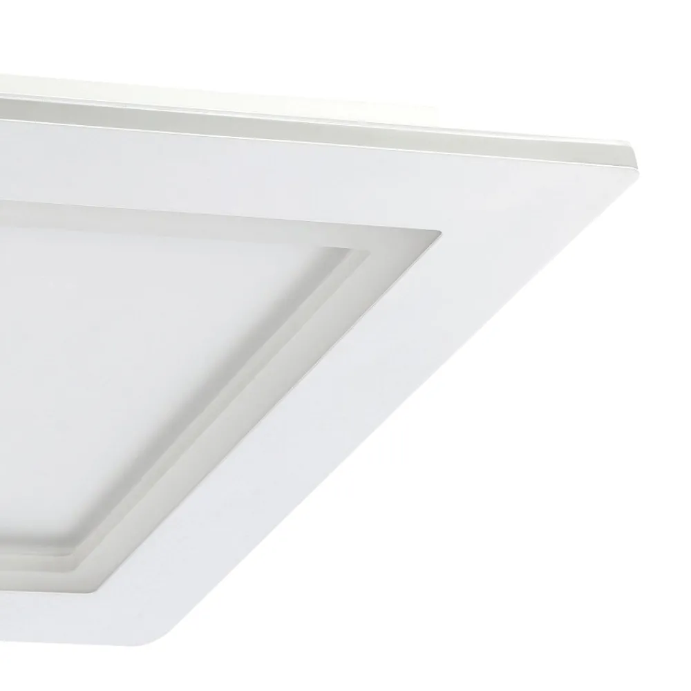 Plafoniere Moderne-Eglo Padrogiano z plafoniera bianca moderna led rgb da 2700k a 6500k smart