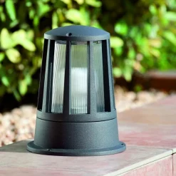 Lampioni Da Giardino-Selezionato da Mazzolaluce Paletto lampioncino moderno da per giardino antracite