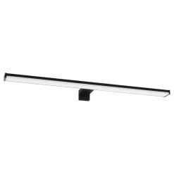 Applique Da Bagno-Eglo Pandella 2 applique da bagno per specchio colore nero led 4000k ip44