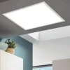 Plafoniere Moderne-Eglo Pannello led 30x30 da incasso o plafoniera 16w 4000k salobrena