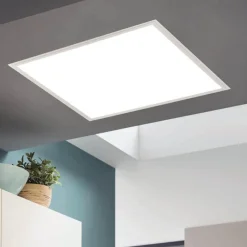 Plafoniere Moderne-Eglo Pannello led 60x60 40w 4000k plafoniera per ufficio salobrena
