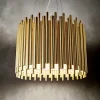 Lampadari Moderni-Ideal Lux Pan sp5 lampadario per salotto moderno cilindro bacchette oro