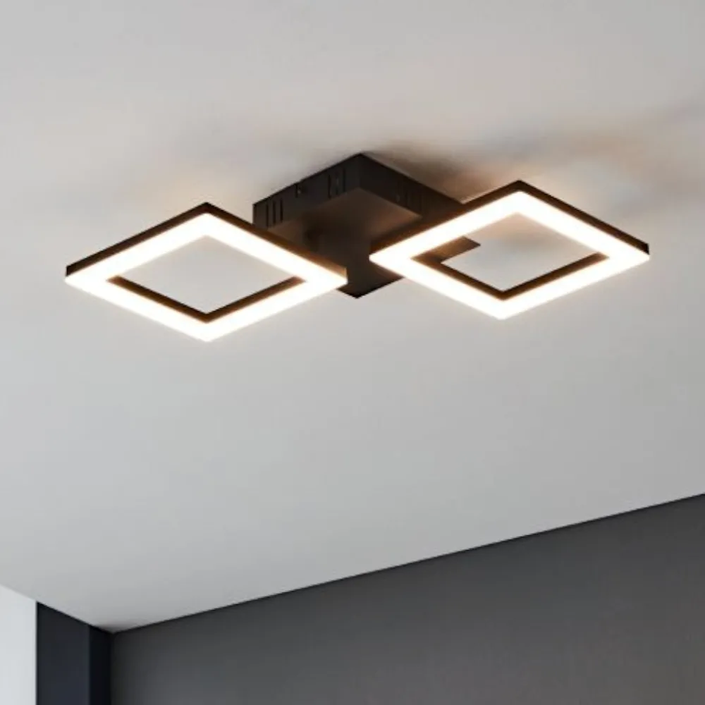 Plafoniere Moderne-Eglo Paranday z plafoniera smart orientabile led da 2700k a 6500k