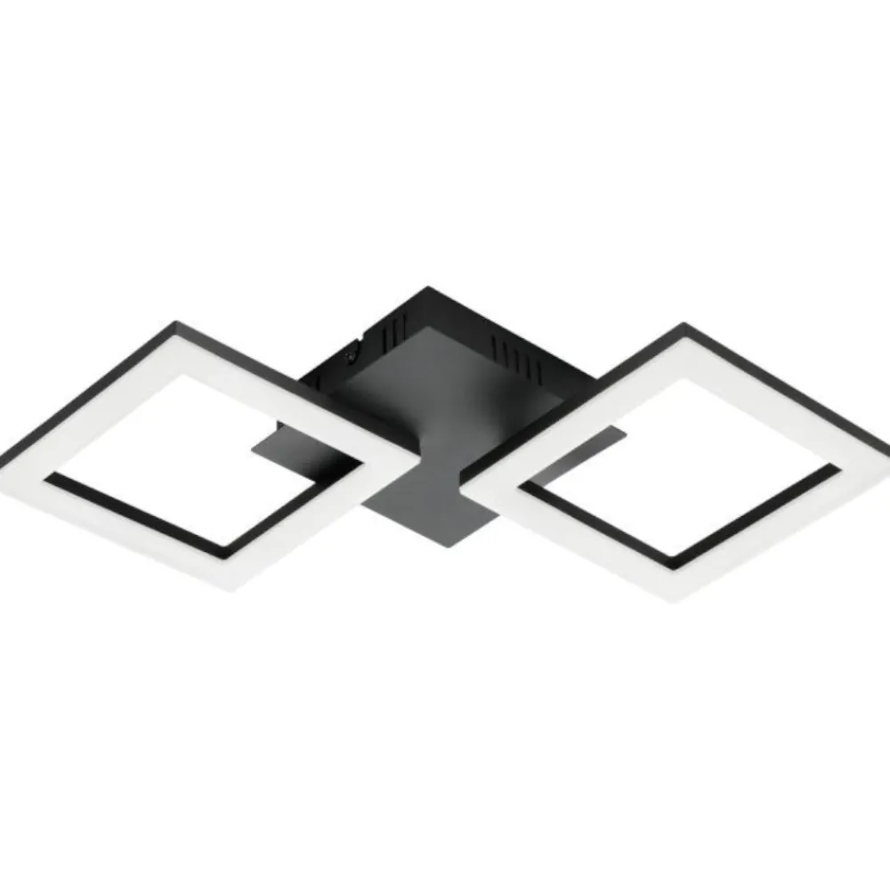 Plafoniere Moderne-Eglo Paranday z plafoniera smart orientabile led da 2700k a 6500k