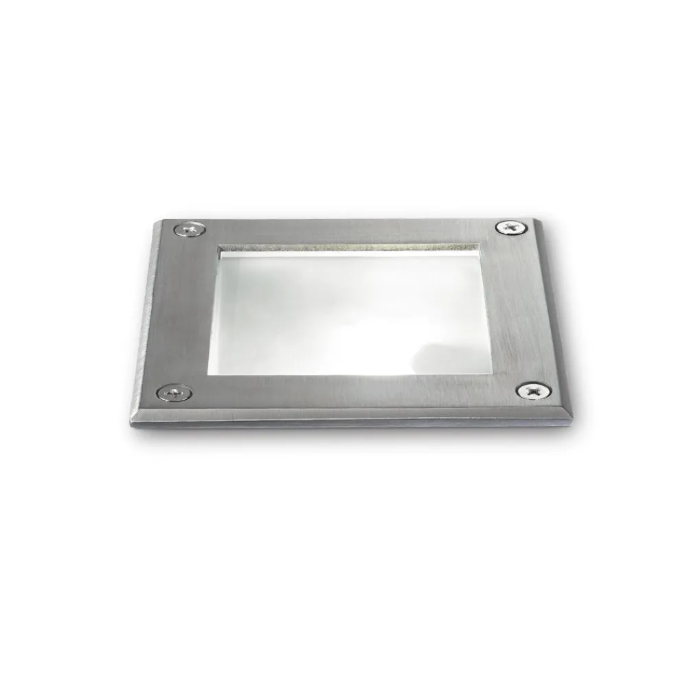 Faretti Da Esterno-Ideal Lux Park pt square faretto per esterno da incasso pavimento quadrato ip54